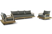 Santika Furniture Santika Supreme stoel-bank loungeset 3-delig
