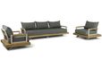 Santika Furniture Santika Supreme stoel-bank loungeset 3-delig
