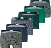 Schiesser Trunk 955 Multi 6-Pack Heren Katoen/Elastaan Gesorteerd 14 L