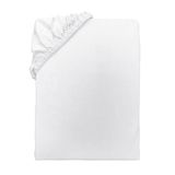 TOM TAILOR Jersey hoeslaken ca. 180-200x200 cm 100% katoen/jersey effen wit (Crisp White)