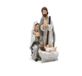 Geboorte van witte hars, 20 cm, LP64365W