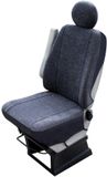 Carpassion Autostoelhoes - Autostoelbeschermer - Stoelhoes - Bescherming - Zwart - Eenpersoons - Transporter - Maat M