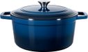 Vevor Geëmailleerde Gietijzeren Braadpan, 5,68 L, Blauw