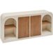 Atmosphera Buffet 2 Portes 8 Niveaux Sienna Beige H85