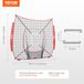 VEVOR Professionele Werpnet voor Baseball/Softbal - 213x213cm