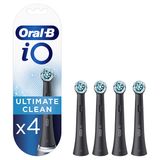Oral-B iO Ultimate Clean Brosse à dents - 4 pièces - Noir