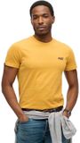 Superdry Essential Logo T-shirt Heren L Katoen Effen Ronde Hals Korte Mouw Regular Fit Casual Herfst/Winter 2025 Denim Co Ochre Brown