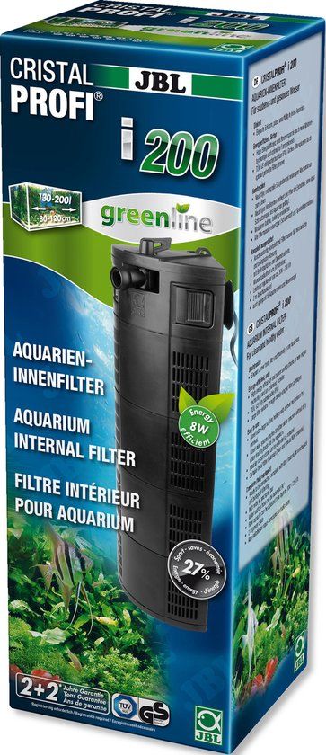 JBL CristalProfi i200 greenline - Binnenfilter - 720 l/h - 200 l