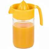 Excellent Houseware Sinaasappelpers/citruspers - Handmatig - Geel - Glas