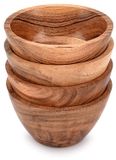 Acacia Wooden Bowl Set - 4 Pieces - Natural Colour - 11.43 cm