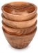 Acacia Wooden Bowl Set - 4 Pieces - Natural Colour - 11.43 cm