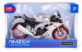 RMZ 1:12 Aprilia RSV4 RR 2020 modèle de moto - argent