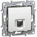 Legrand Niloe prise téléphonique, 1 poste, blanc ultra, numéro d'article 664769