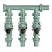 Orbit WaterMaster voorgemonteerde verdeler met Easy Wire 3 ventielen. 3/4 In. & 1 In.