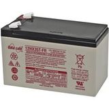 EnerSys Hawker Longlife DataSafe HX Batterie 12 V 7.6 Ah Loodvlies (AGM) (l x h x p) 151 x 100 x 65 mm Kabelschoen 6.35 mm Onderhoudsarm, Geringe zelfontlading