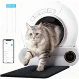 Merkloos Zelfreinigende kattenbak - Automatisch - 65 L - Met app - Geurfilter - Grote katten