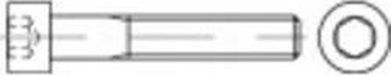 TOOLCRAFT 1061794 Cilinderschroeven M1.6 6 mm Binnenzeskant (inbus) DIN 912 RVS A2 100 stuk(s)