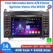 Awesafe Autoradio - Carplay Geschikt voor Mercedes Sprinter - Vito - A/B-Klasse - Volkswagen Crafter - Android 14.0 - Draadloos Apple Carplay & Android Auto - 4GB + 64GB - 8-Core processor - CD/DVD - Touchscreen - GPS Navigatie 4G WiFi - Bluetooth