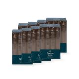 Spaas 64 Mini Geurloze Dinerkaarsen, 21/150mm, ± 5 uur, Zwart