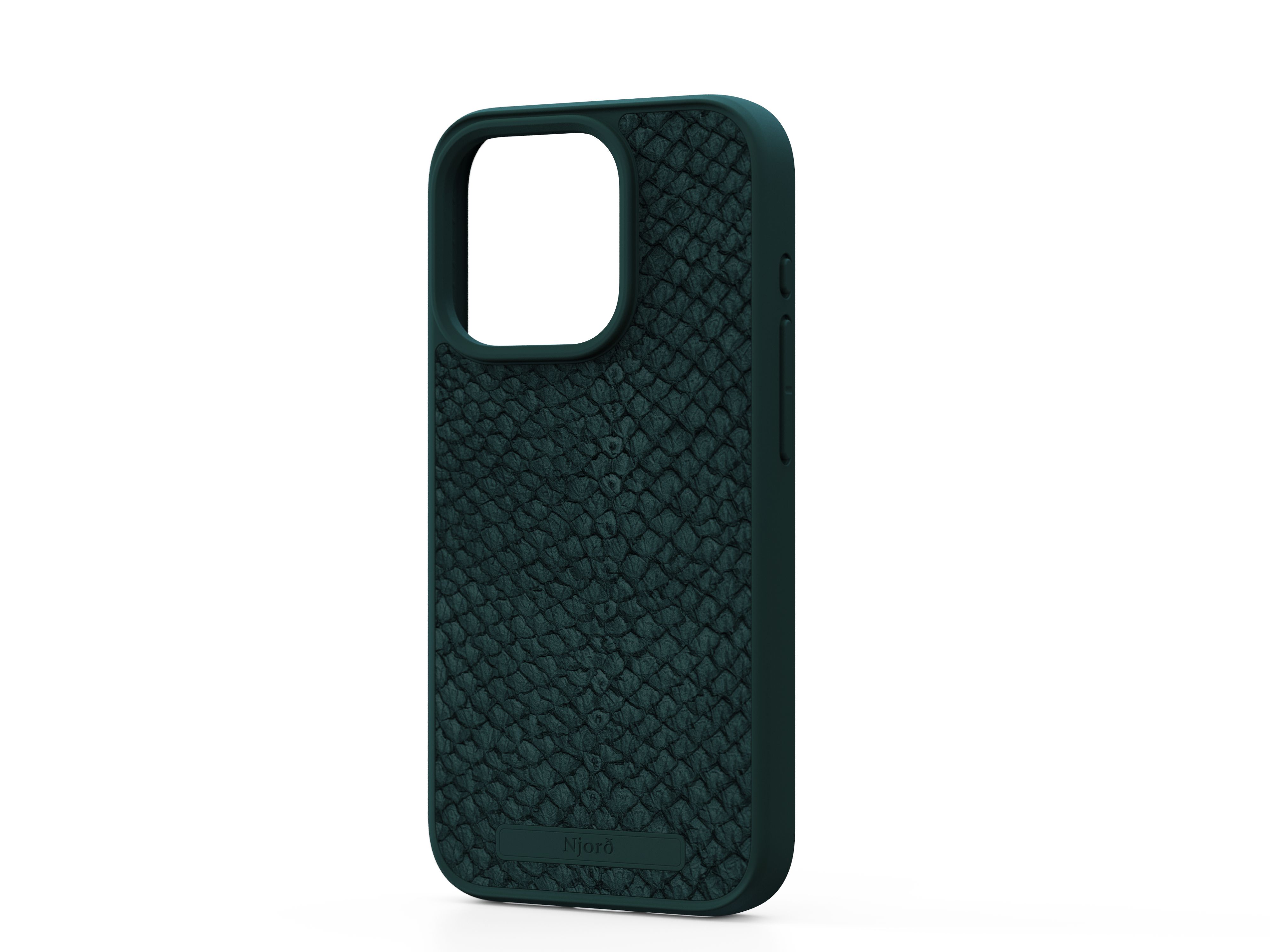 Njord byELEMENTS Salmon Leather MagSafe Case for iPhone 15 Pro - Green
