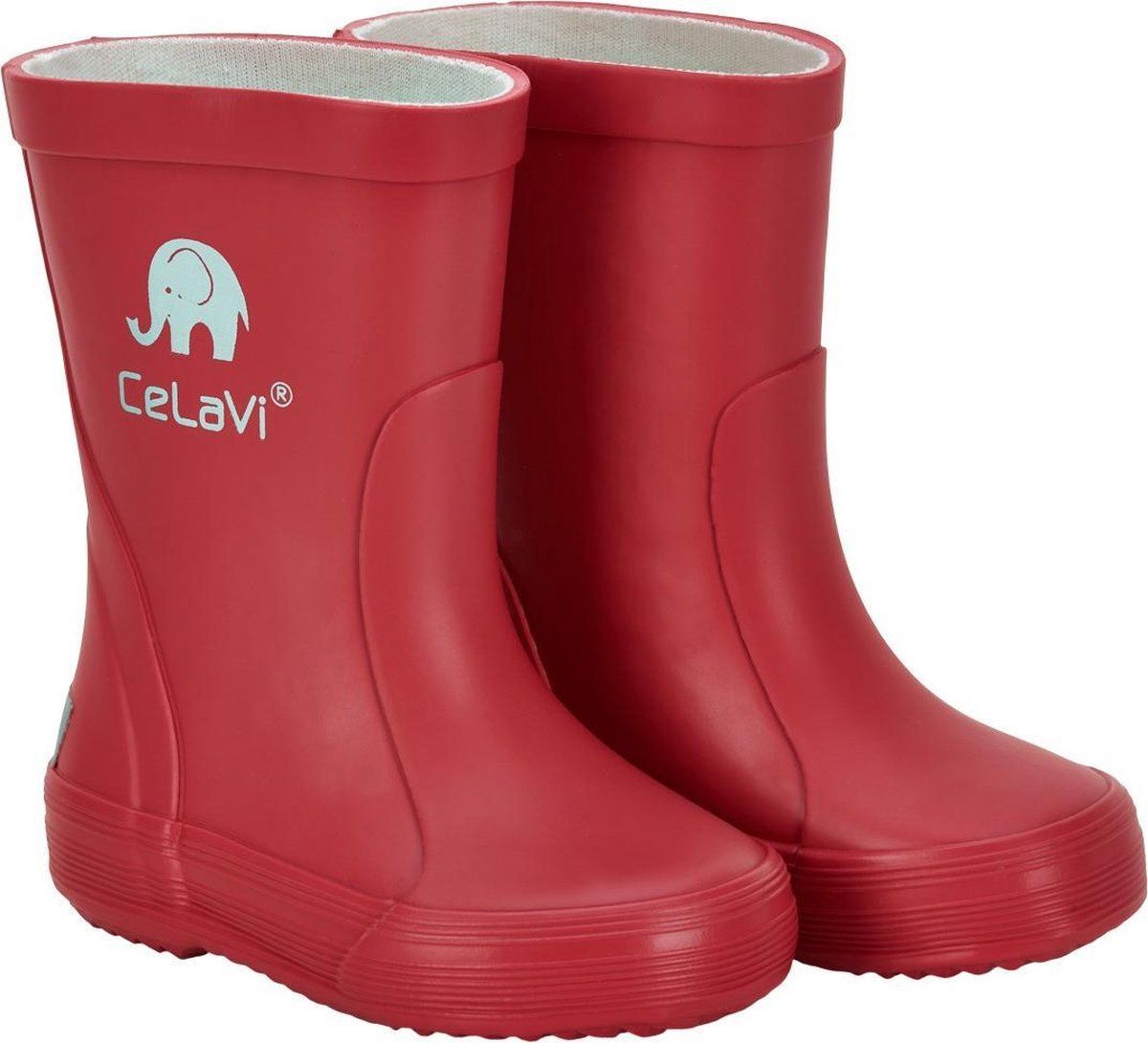 CELAVI regenlaarzen Wellies junior rubber bordeaux - 5714625042929
