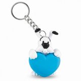 Plastoy Sleutelhanger Hondje Idefix - Blauw Hart