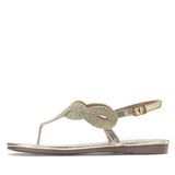 LASCANA Teenslipper goud