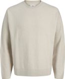 JACK&JONES JPRBLABRADFORT KNIT CREW NECK Heren Gebreide truien M Katoen/polyester Zilver Lining