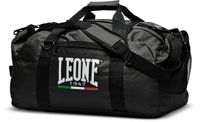 Leone Sporttas / Rugzak Zwart Imitatieleer 90x30x25 cm 70L