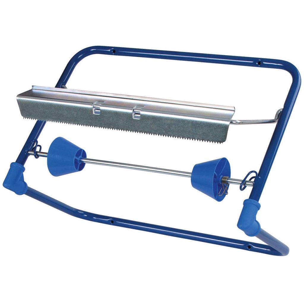 Kerbl Rolhouder voor aan de muur metaal blauw 29563