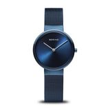 Bering Dameshorloge 14531-397 Saffierglas Blauw Staal Analoog Quartz