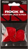 JIM DUNLOP Plectrum Rock III Custom Jazz III XL, 6 stuks, 1.38mm