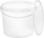 BenBow Seau avec couvercle 10x 5 litres transparent