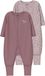 NAME IT NBFNIGHTSUIT 2P ZIP FF VIOLETFLOWER NOOS - Bébé - Pyjama