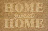 Verdemax "HOME SWEET HOME" deurmat (75 x 45 cm)