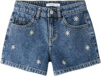 NAME IT NKFBELLA REG DNM SHORTS 3674-BE NOOS Fille Short en jean Coton Denim 104 Medium Blue Denim