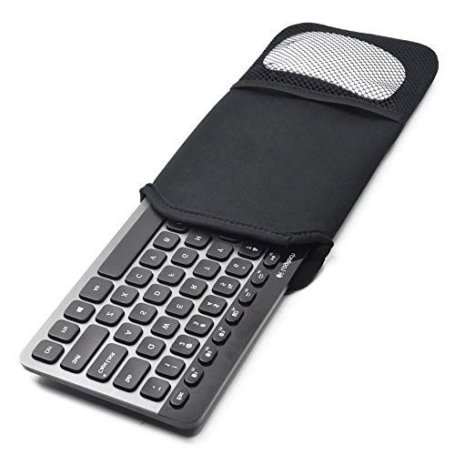 Wommty Neopreen stofhoes voor Apple Wireless Bluetooth Keyboard MC184LL/B MC184CH en MLA22LL/A en Logitech Easy-Switch K810 / K811