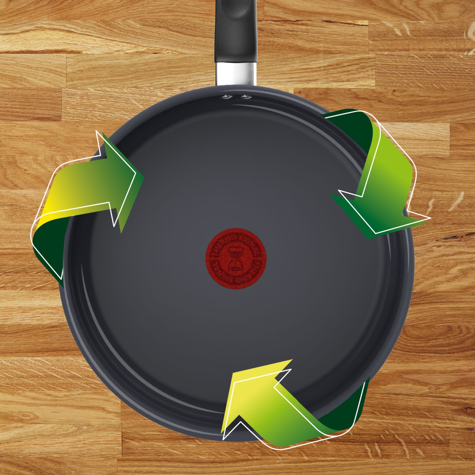 Tefal Cook & Change Hapjespan 24 cm C4853235 - Zwart - Rond - Met Deksel - Keramische Antiaanbaklaag - Geschikt voor Inductie