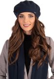 Vivisence Dames Winter Baret En Sjaal Set - Donkerblauw