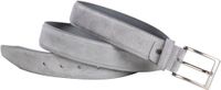 Officine Napoli 2035 Cenere 3005 Riemen Licht Grijs Suede Heren