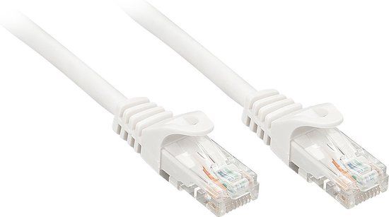 LINDY RJ-45/RJ-45 Cat6 Netwerkkabel - 3m - Wit