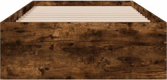 vidaXL Bedframe met lades gerookt eiken 100x200 cm