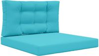 vidaXL Buitenbankkussen Polyester Turquoise 80 x 80 cm