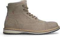 Manfield Heren Taupe Nubuck Veterboots Maat 44