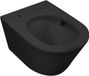 Wiesbaden Vesta Rimless Wandcloset Tornado Flush Mat Zwart