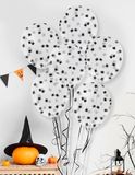 FIESTAS GUIRCA 10 spinnenconfettiballonnen, Halloween-decoratie voor kinderfeestjes en dierenfeesten, ideaal voor griezelige en grappige omgevingen, zwart