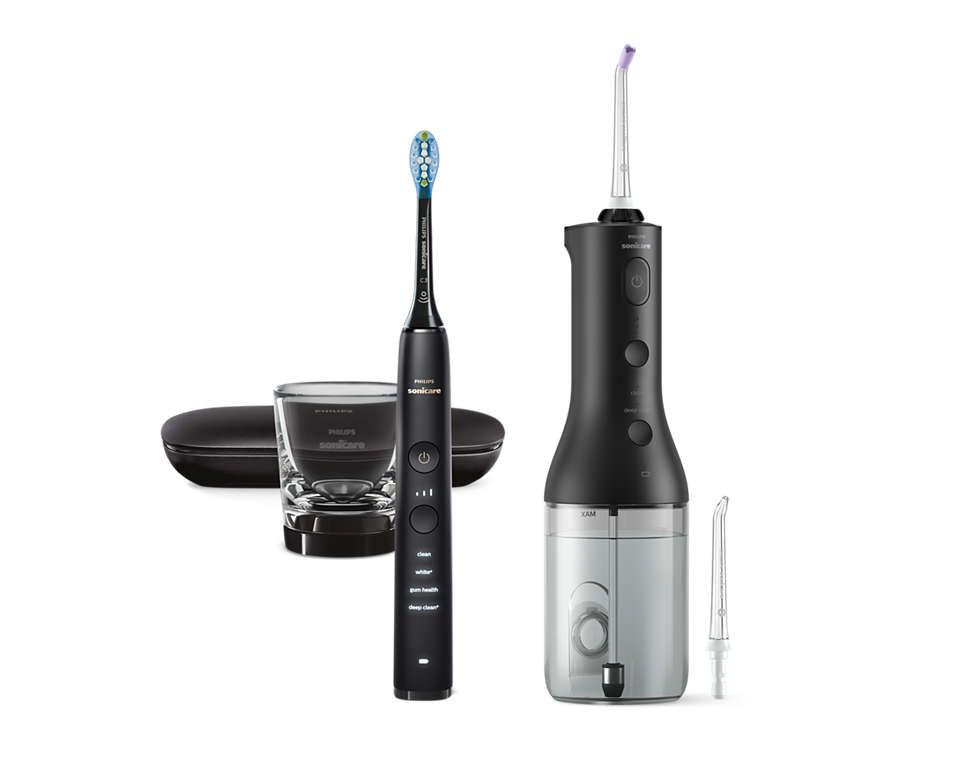 Philips Sonicare DiamondClean 9000 + Power Flosser 3000 - Black