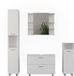 Vicco Badkamermeubelset Ilias, Wit, 4-delig