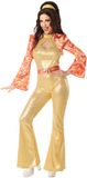 Boland - Kostuum Funky queen (XXL) - Volwassenen - Danser/danseres - 70's - Retro - Groovy - Dancing Queen - Carnaval - Themafeest