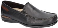 Fluchos Heren Mocassins Zwart Maat 44
